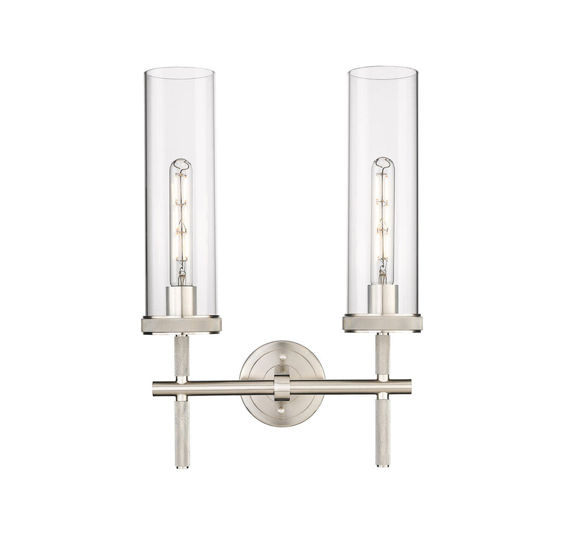Innovations 471-2W-SN-G471-12CL LED Bath Vanity, Satin Nickel