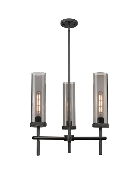 Innovations 471-3CR-BK-G471-12SM LED Pendant, Matte Black