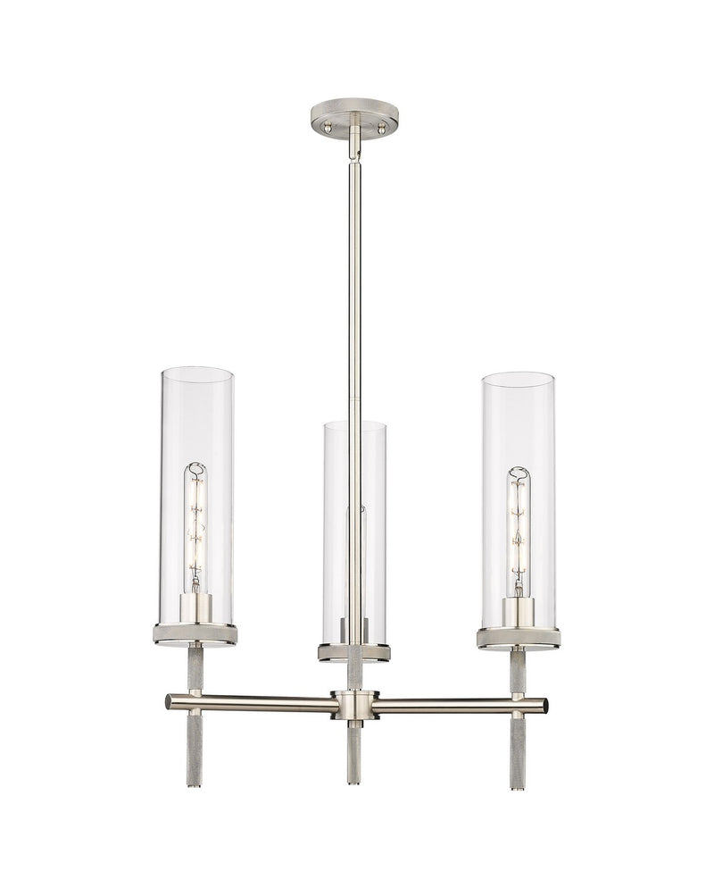 Innovations 471-3CR-SN-G471-12CL LED Pendant, Satin Nickel
