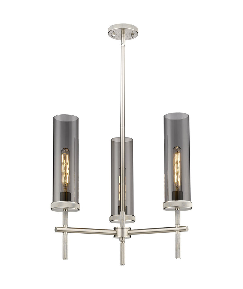 Innovations 471-3CR-SN-G471-12SM LED Pendant, Satin Nickel