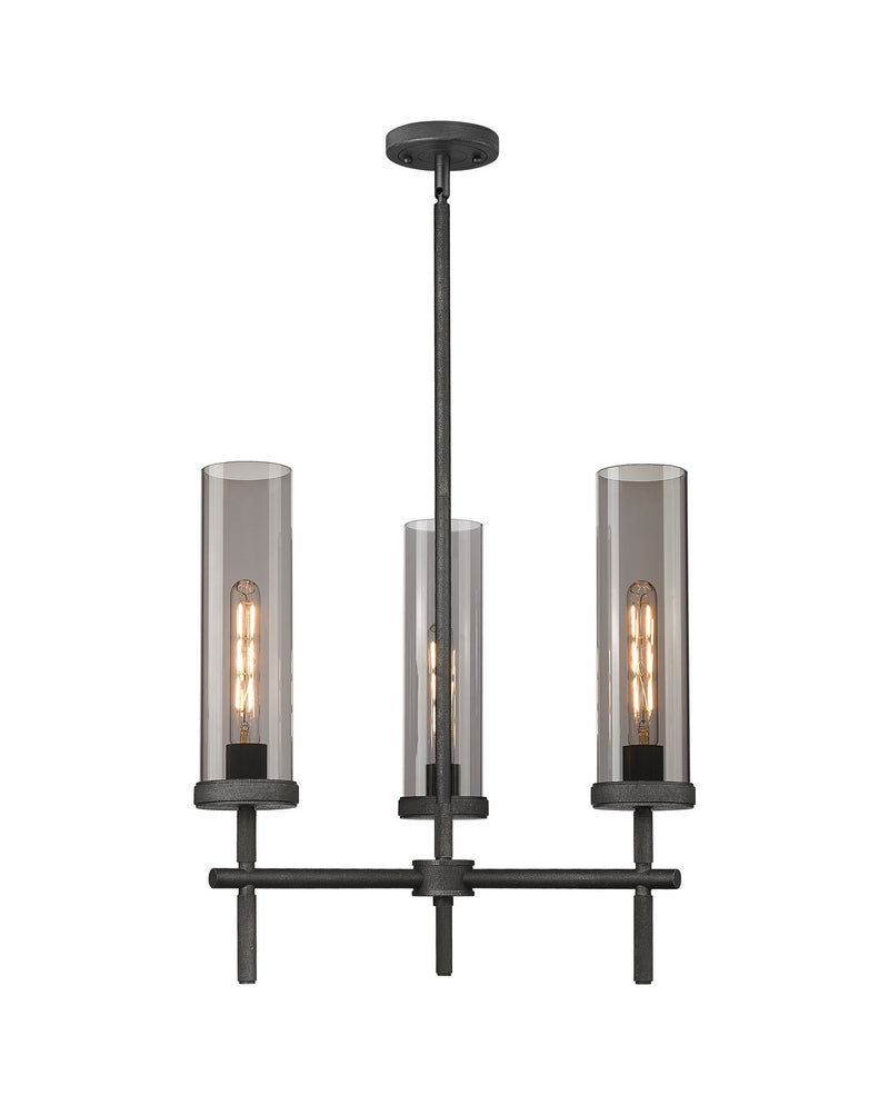 Innovations 471-3CR-WZ-G471-12SM LED Pendant, Weathered Zinc