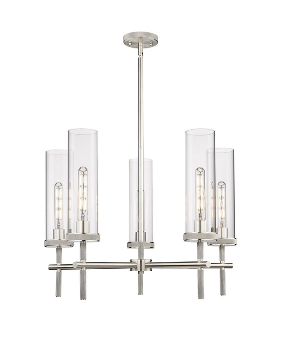 Innovations 471-5CR-SN-G471-12CL LED Chandelier, Satin Nickel