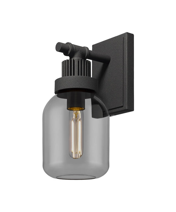 Innovations 472-1W-TBK-G472-6SM LED Wall Sconce, Textured Black