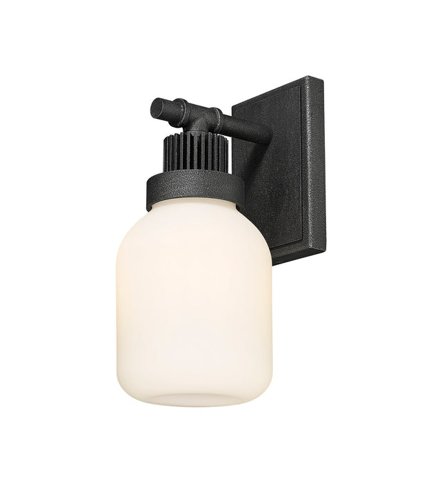 Innovations 472-1W-WZ-G472-6WH LED Wall Sconce, Weathered Zinc