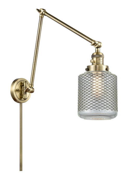 Innovations 238-AB-G262-LED LED Swing Arm Lamp, Antique Brass