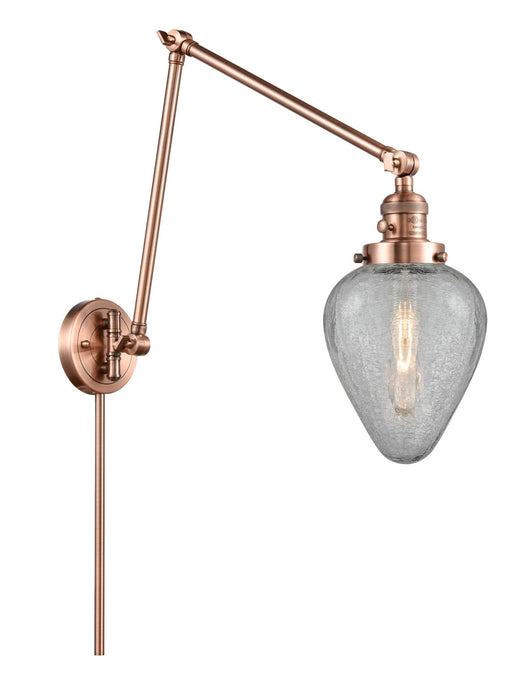 Innovations 238-AC-G165-LED LED Swing Arm Lamp, Antique Copper