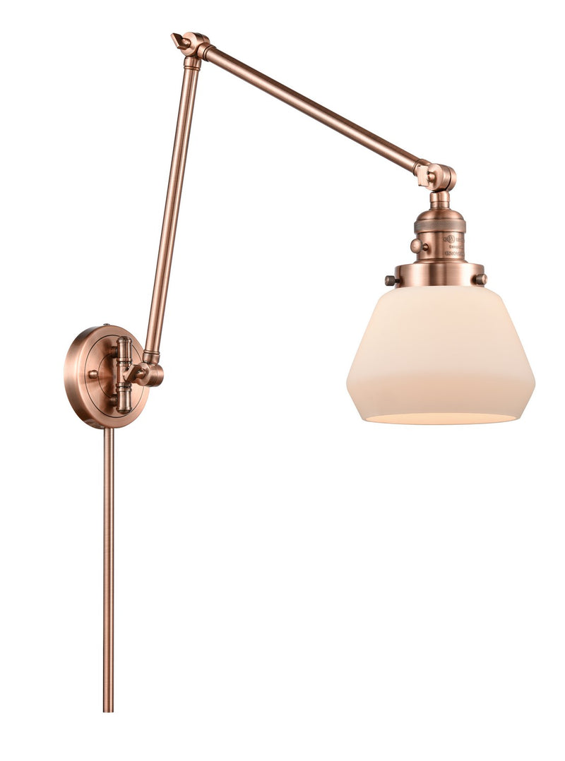 Innovations 238-AC-G171-LED LED Swing Arm Lamp, Antique Copper