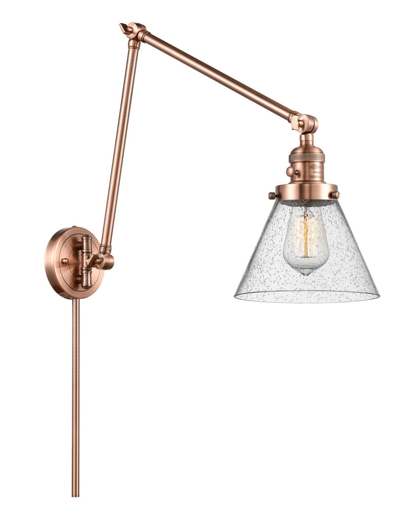 Innovations 238-AC-G44-LED LED Swing Arm Lamp, Antique Copper