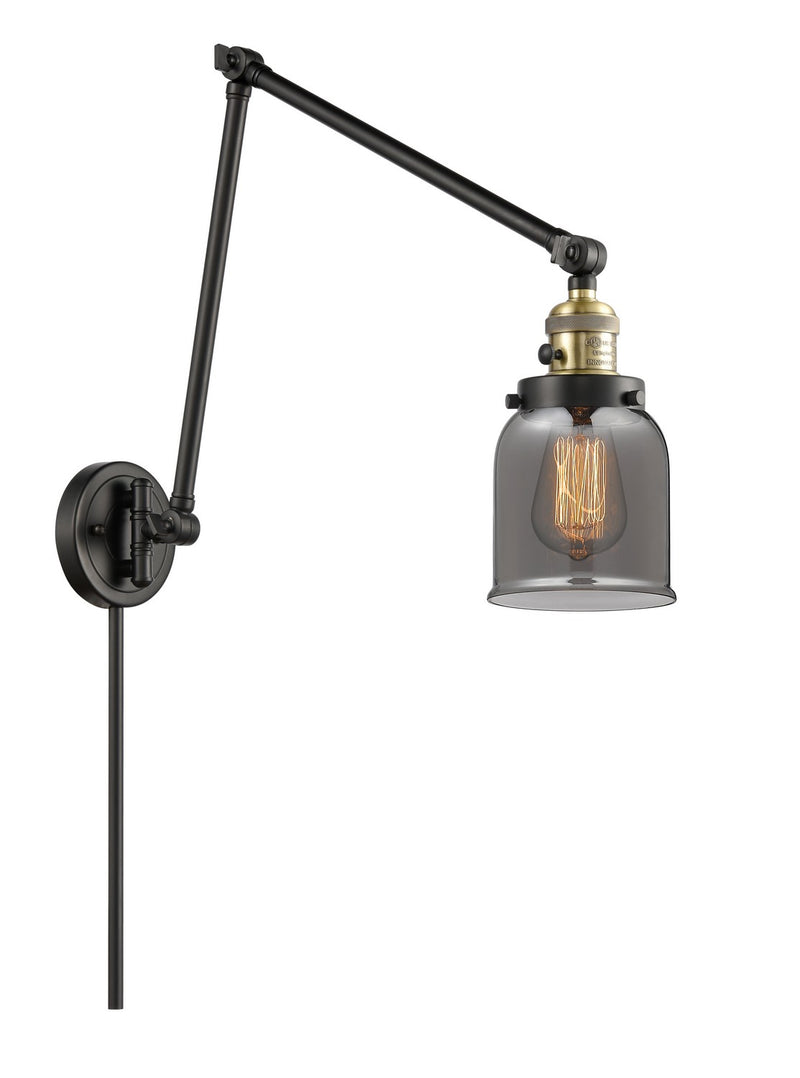 Innovations 238-BAB-G53-LED LED Swing Arm Lamp, Black Antique Brass