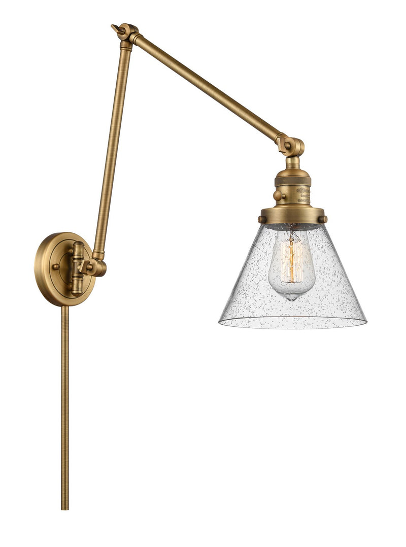 Innovations 238-BB-G44-LED LED Swing Arm Lamp, Brushed Brass