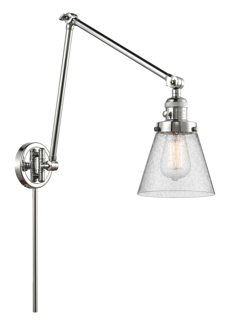 Innovations 238-PC-G64-LED LED Swing Arm Lamp, Polished Chrome