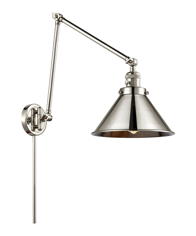 Innovations 238-PN-M10-PN-LED LED Swing Arm Lamp, Polished Nickel