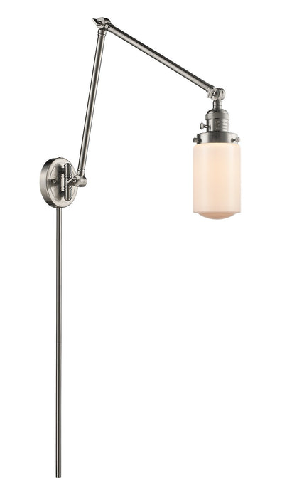 Innovations 238-SN-G311-LED LED Swing Arm Lamp, Brushed Satin Nickel