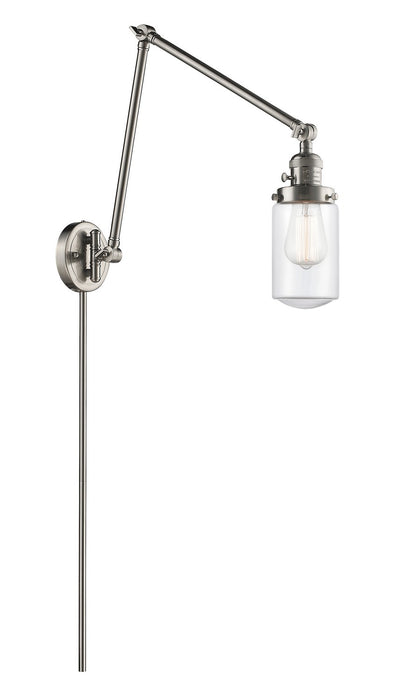 Innovations 238-SN-G312-LED LED Swing Arm Lamp, Brushed Satin Nickel
