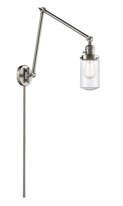 Innovations 238-SN-G314-LED LED Swing Arm Lamp, Brushed Satin Nickel