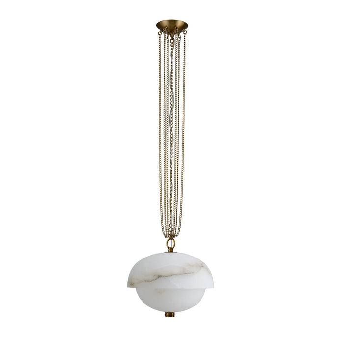 Kalco 519456WB LED Pendant, Winter Brass