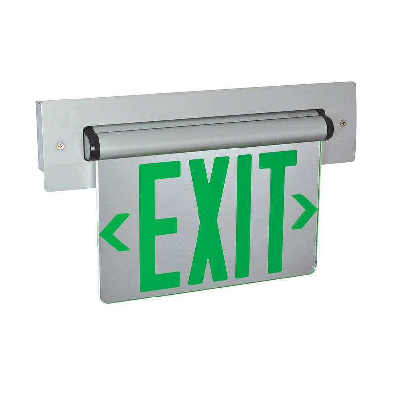 Nora Lighting NX-814-LEDGMW LED Edge-Lit Exit Sign