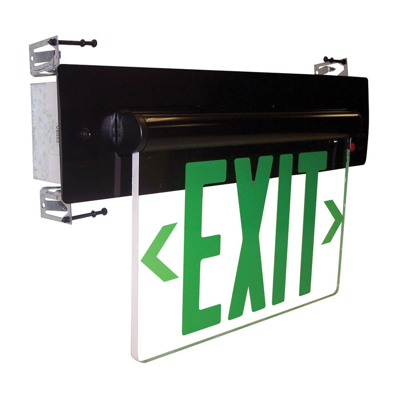 Nora Lighting NX-815-LEDGCB LED Edge-Lit Exit Sign