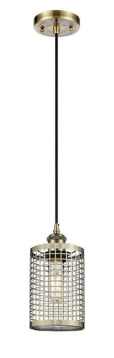 Innovations 516-1P-AB-M18-AB LED Pendant, Antique Brass