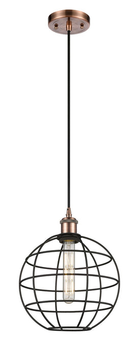 Innovations 516-1P-AC-CE-10-BK LED Pendant, Antique Copper