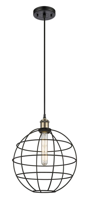 Innovations 516-1P-BAB-CE-12-BK LED Pendant, Black Antique Brass