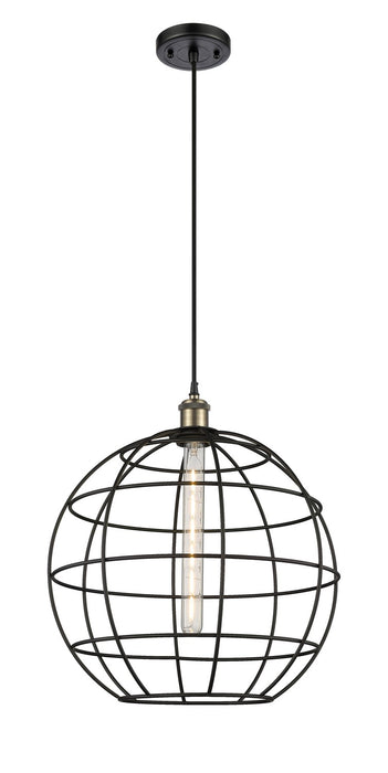 Innovations 516-1P-BAB-CE-16-BK LED Pendant, Black Antique Brass