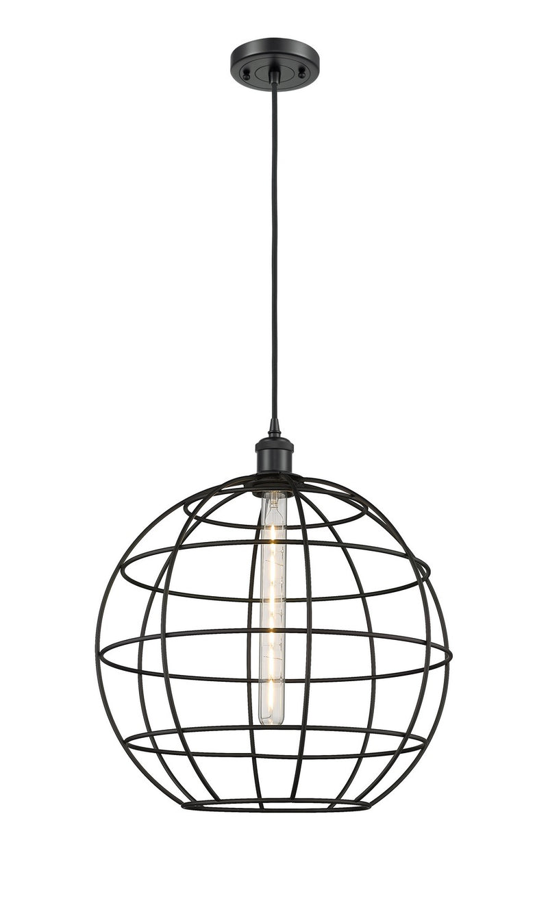 Innovations 516-1P-BK-CE-16-BK LED Pendant, Matte Black
