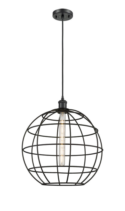 Innovations 516-1P-BK-CE-16-BK LED Pendant, Matte Black