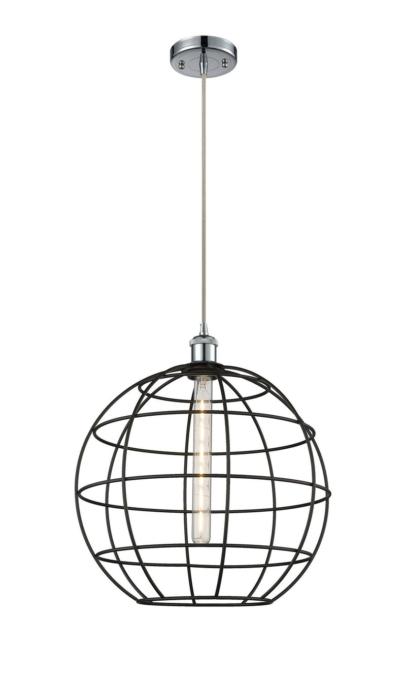 Innovations 516-1P-PC-CE-16-BK LED Pendant, Polished Chrome