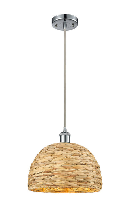 Innovations 516-1P-PC-RBD-12-NAT One Light Pendant, Polished Chrome