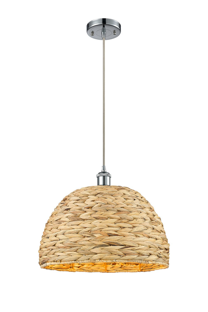 Innovations 516-1P-PC-RBD-16-NAT One Light Pendant, Polished Chrome