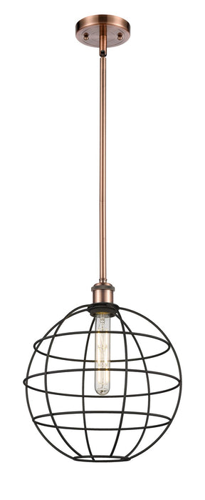 Innovations 516-1S-AC-CE-12-BK LED Pendant, Antique Copper