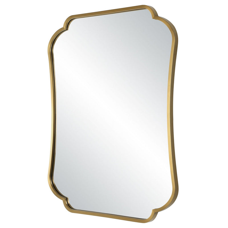 Uttermost 09904 Mirror, Brushed Brass