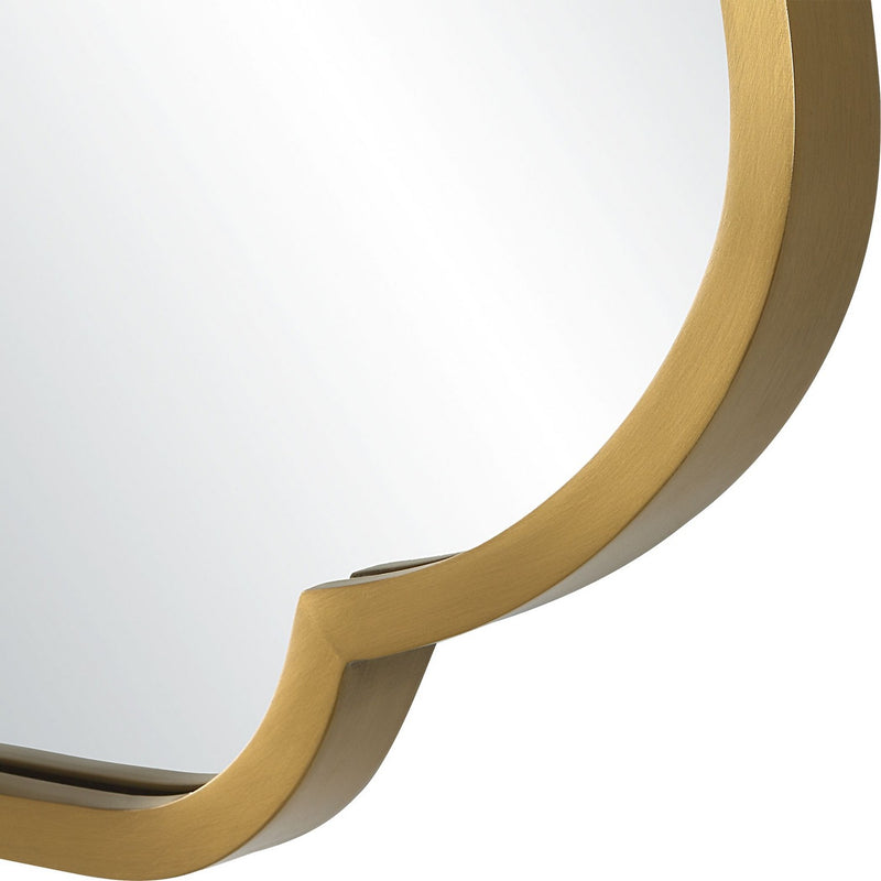 Uttermost 09904 Mirror, Brushed Brass