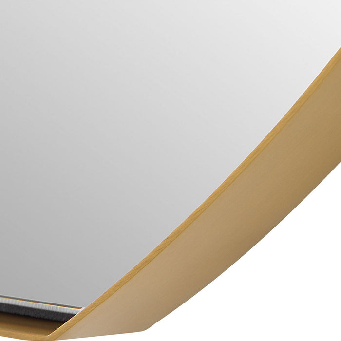 Uttermost 09922 Mirror, Brushed Brass