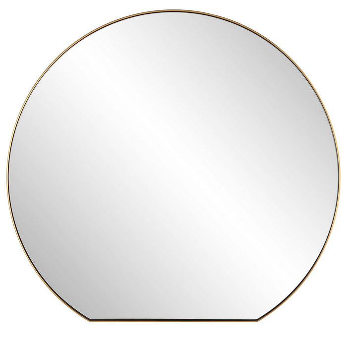 Uttermost 09922 Mirror, Brushed Brass