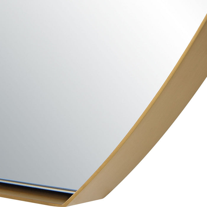 Uttermost 09924 Mirror, Brushed Brass
