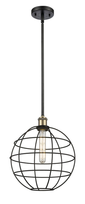 Innovations 516-1S-BAB-CE-12-BK LED Pendant, Black Antique Brass