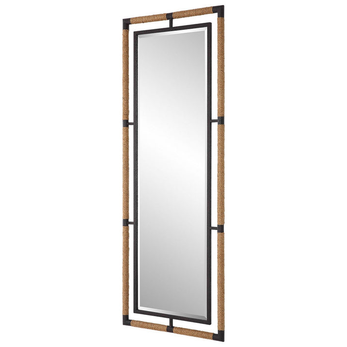 Uttermost 09925 Mirror, Textured Rust Black