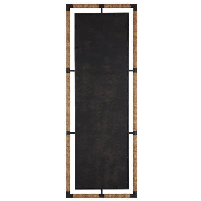 Uttermost 09925 Mirror, Textured Rust Black