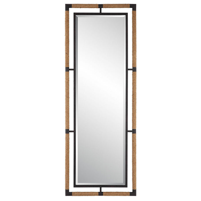Uttermost 09925 Mirror, Textured Rust Black