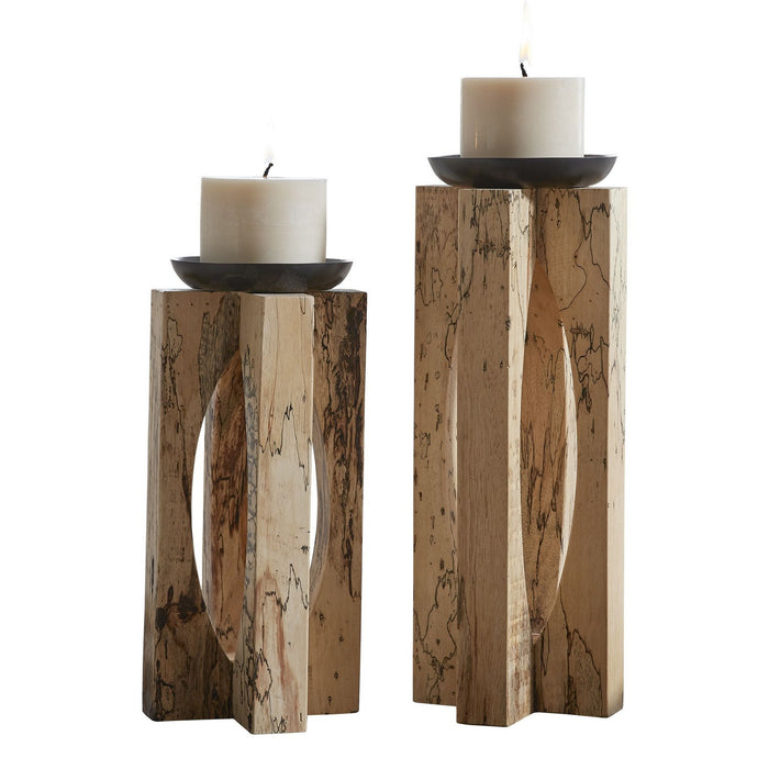 Uttermost 18074 Candleholders Set/2, Natural