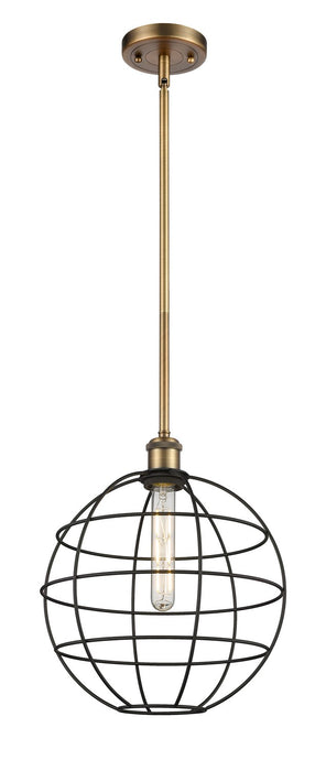 Innovations 516-1S-BB-CE-12-BK LED Pendant, Brushed Brass