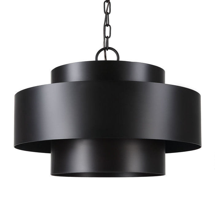 Uttermost 21585 Four Light Pendant, Dark Bronze