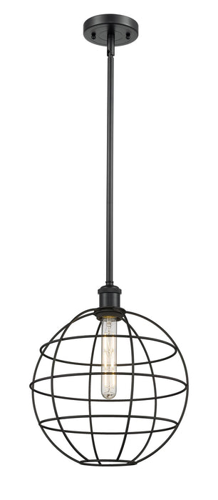 Innovations 516-1S-BK-CE-12-BK LED Pendant, Matte Black