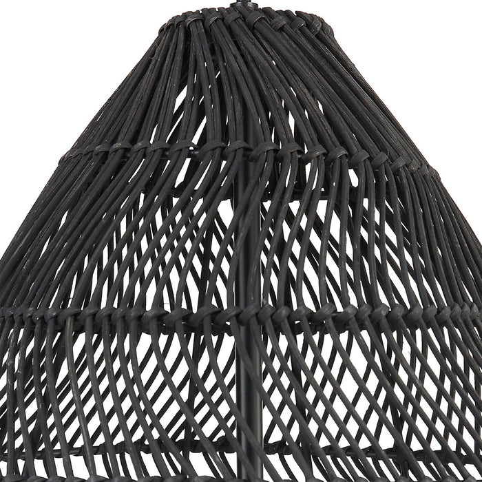 Uttermost 21588 One Light Pendant, Matte Black