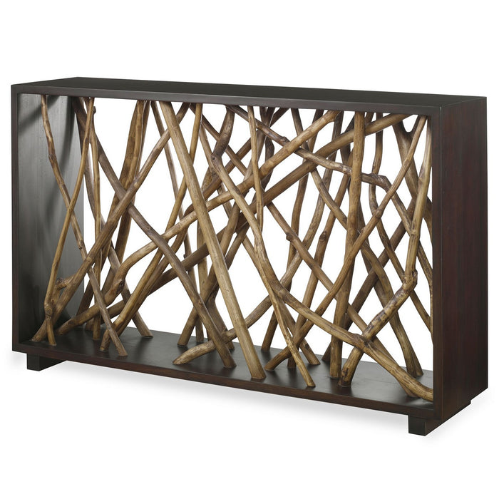 Uttermost 22901 Console Table, Solid Mahogany Wood