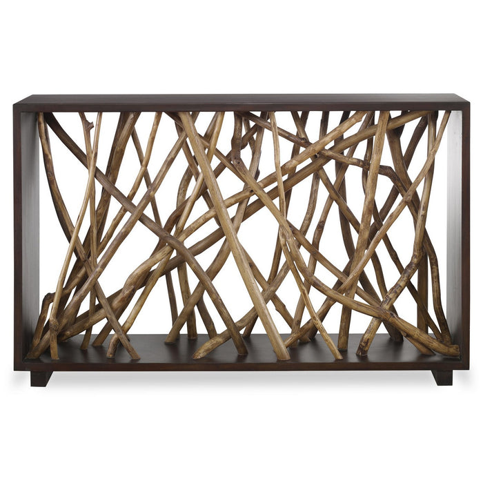 Uttermost 22901 Console Table, Solid Mahogany Wood