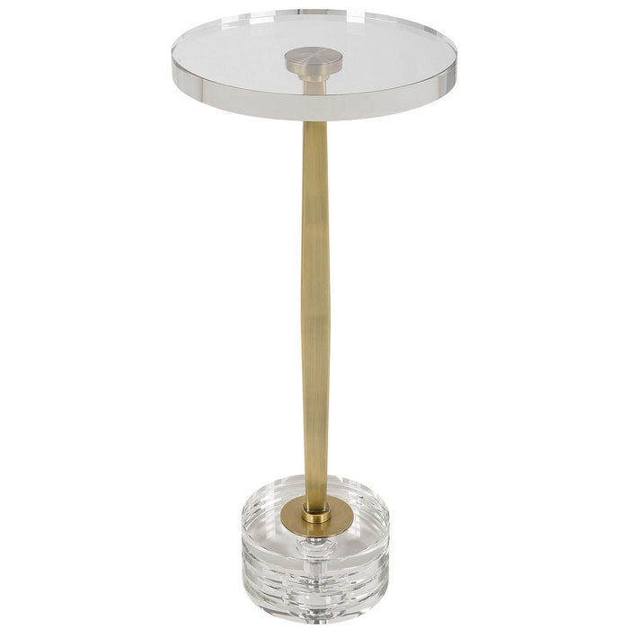 Uttermost 22908 Drink Table, Brushed Gold