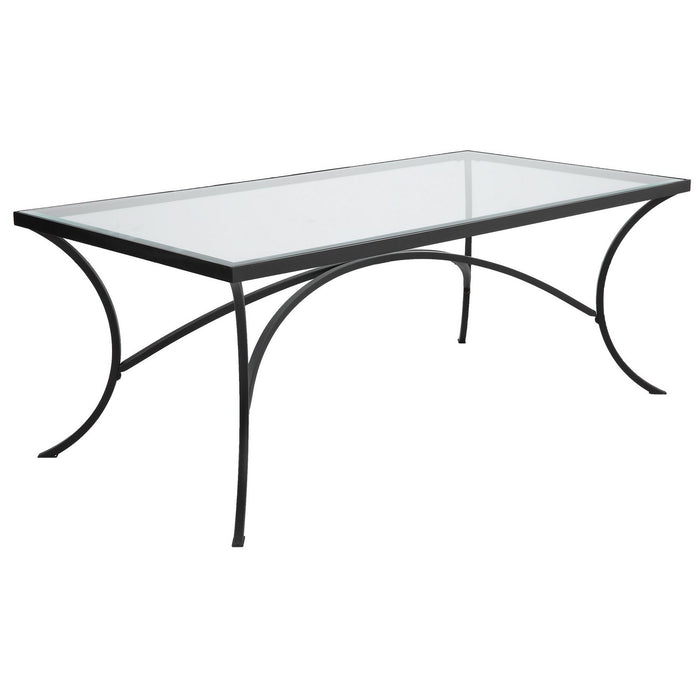 Uttermost 22909 Coffee Table, Satin Black